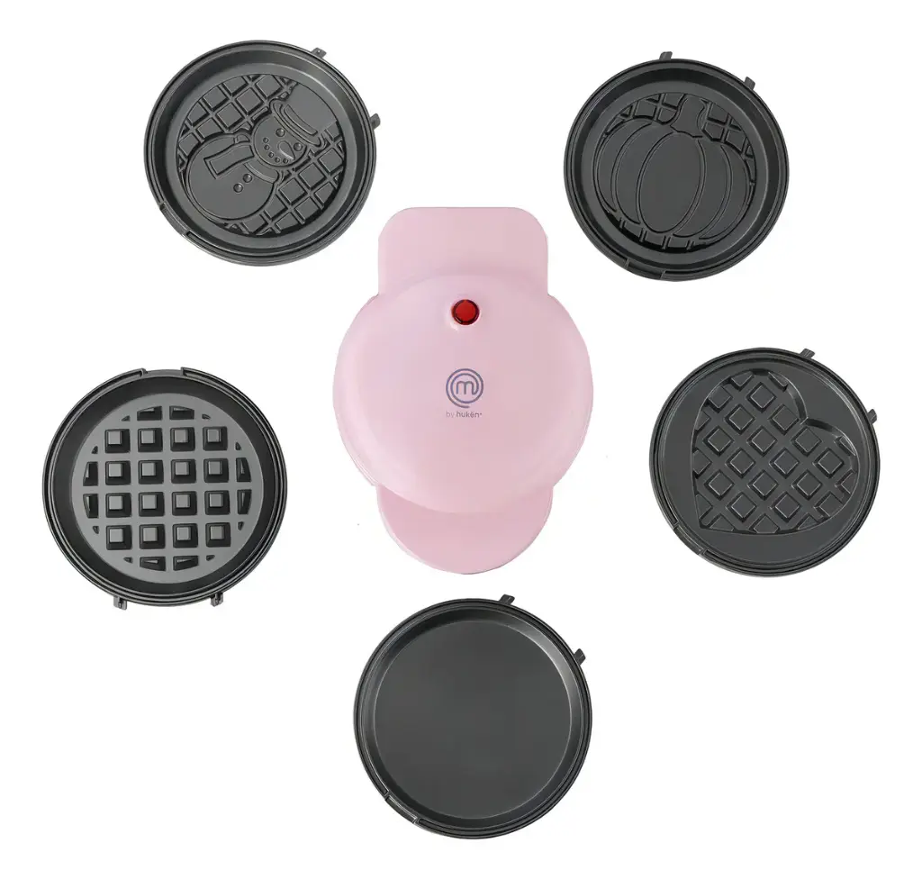 WAFLERA ELÉCTRICA MASTERCHEF SET COLOR ROSA