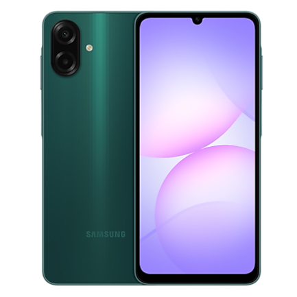 SAMSUNG GALAXY A07, SMARTPHONE, 6.7", 4GB RAM/64GB, CÁMARA 50MP, ANDROID 15, COLOR VERDE