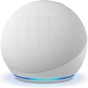 AMAZON ECHO DOT 5TA GENERACIÓN, ALTAVOZ INTELIGENTE CON ALEXA, WIFI DOBLE BANDA/BLUETOOTH, ALTAVOZ DE 44MM, CONTROL DE CASA INTELIGENTE POR VOZ, 15W, COLOR BLANCO