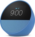 AMAZON ECHO SPOT (2024), DESPERTADOR INTELIGENTE CON ALEXA, PANTALLA TÁCTIL 2.83" (240X320PX), WIFI DOBLE BANDA/BLUETOOTH, SALIDA 2.1W, COLOR AZUL