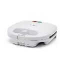 TAURUS MY SANDWICH PERFECT TAN, SANDWICHERA ANTIADHERENTE, CAPACIDAD 2 SANDWICHES, SELECTOR DE DORADO, 750W, COLOR BLANCO