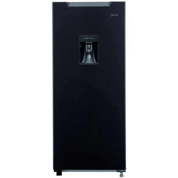 MIDEA FRIGOBAR SINGLE DOOR, 7 PIES³ (190L), LOW FROST, DESPACHADOR DE AGUA 2.5L, COLOR NEGRO