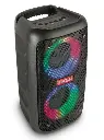 KAISER BOCINA RECARGABLE KSW-5003, DOBLE BAFLE 3", BLUETOOTH 5.3, KSR-LINK, 10W RMS, LUCES LED, COLOR NEGRO