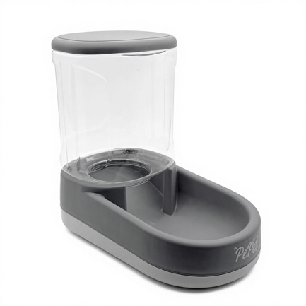 PEPET DISPENSADOR DE CROQUETAS AUTOMATICO POR GRAVEDAD, CAPACIDAD 3 KG, BASE ANTIDESLIZANTE