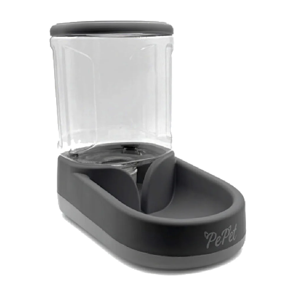 PEPET DISPENSADOR DE AGUA AUTOMATICO POR GRAVEDAD, CAPACIDAD 3.8L, PARA PERROS Y GATOS, PLASTICO RESISTENTE