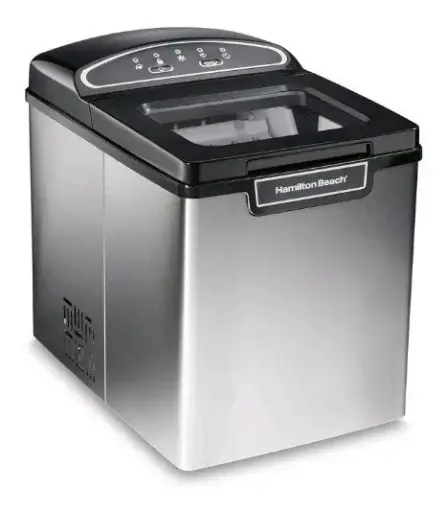 [86150] MAQUINA PARA HACER HIELO PORTÁTIL HAMILTON BEACH HACE 12.7KG