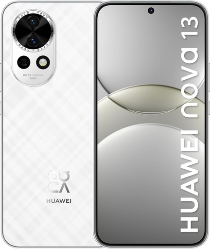 [51098CY] HUAWEI NOVA 13 RAM 12GB, ALMACENAMIENTO 256GB, CAMARA DELATERA 60MP, CAMARA TRASERA 50MP BLANCO