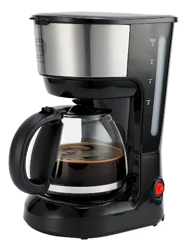 [MK-DCM-5OF] CAFETERA DE 5 TAZAS EASY-BREW PLATEADO