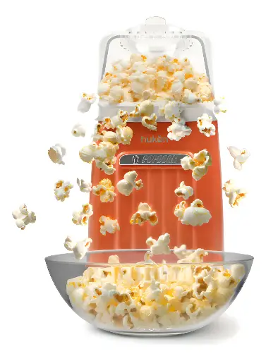 [MK-PM-OG] MÁQUINA DE PALOMITAS RETRO 80G COLOR NARANJA