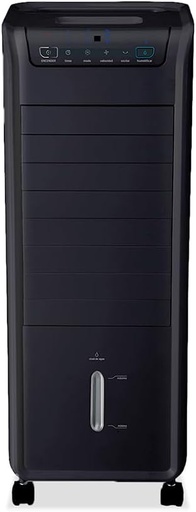 [MAC28SB] MIDEA ENFRIADOR DE AIRE ICE COOL, PORTATIL, TANQUE 5.4L, 3 VELOCIDADES, TIMER, CONTROL REMOTO, COLOR NEGRO 