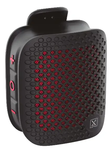 [BOCINA XPOCKET] LANIX - BOCINA BLUETOOTH 5.3, 3W, BATERIA 3.7V/450MAH, HASTA 3.5H DE REPRODUCCION, IPX5, CLIP MAGNETICO, TWS